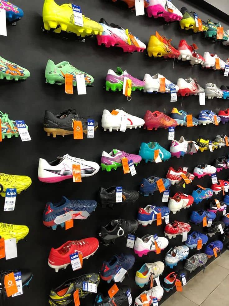 Soccer boots liquidation pallet
