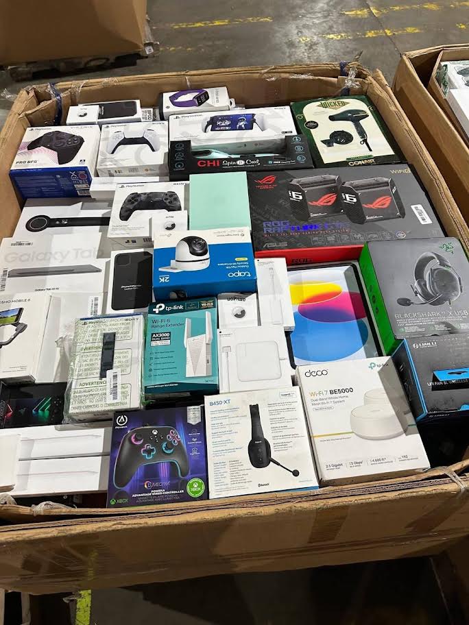 Electronics liquidation pallet