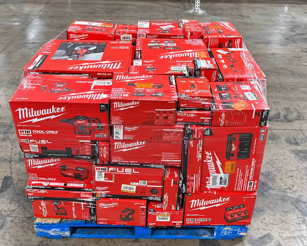 Milwaukee tools liquidation pallet