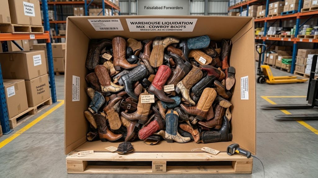 Cowboy Boots liquidation pallet