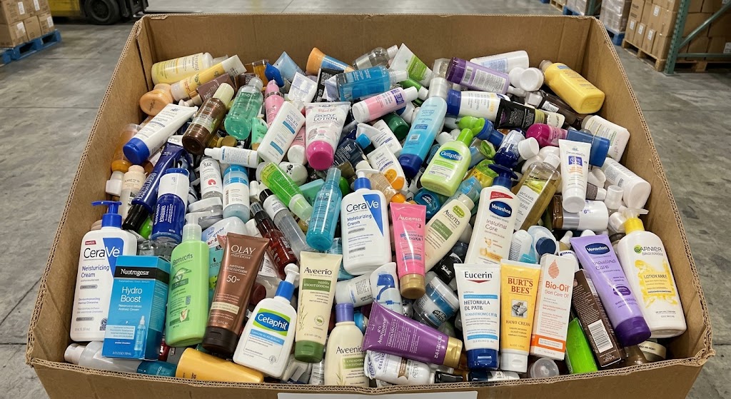 Body lotions liquidation pallet